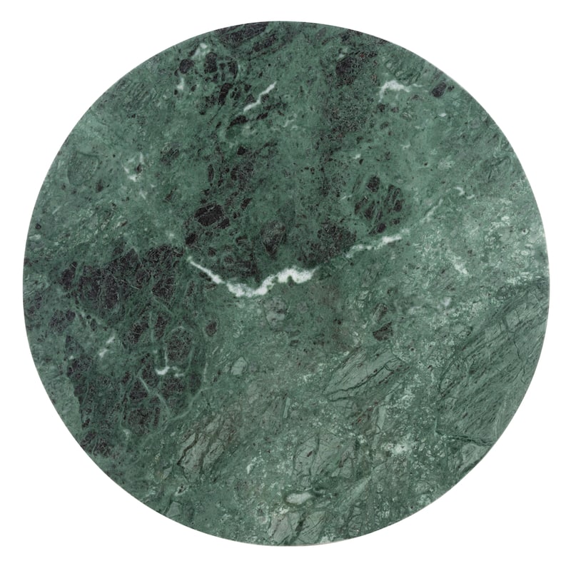 SAFAVIEH Couture Valentia Round Marble Accent Table - 10" W x 10" D x 18" H
