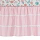 preview thumbnail 6 of 8, Lambs & Ivy Giraffe and a Half Pink/Gray 4-Piece Nursery Baby Crib Bedding Set
