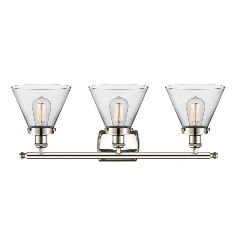 Innovations Lighting Ballston Urban Cone - 3 Light 28" Bath Vanity Light