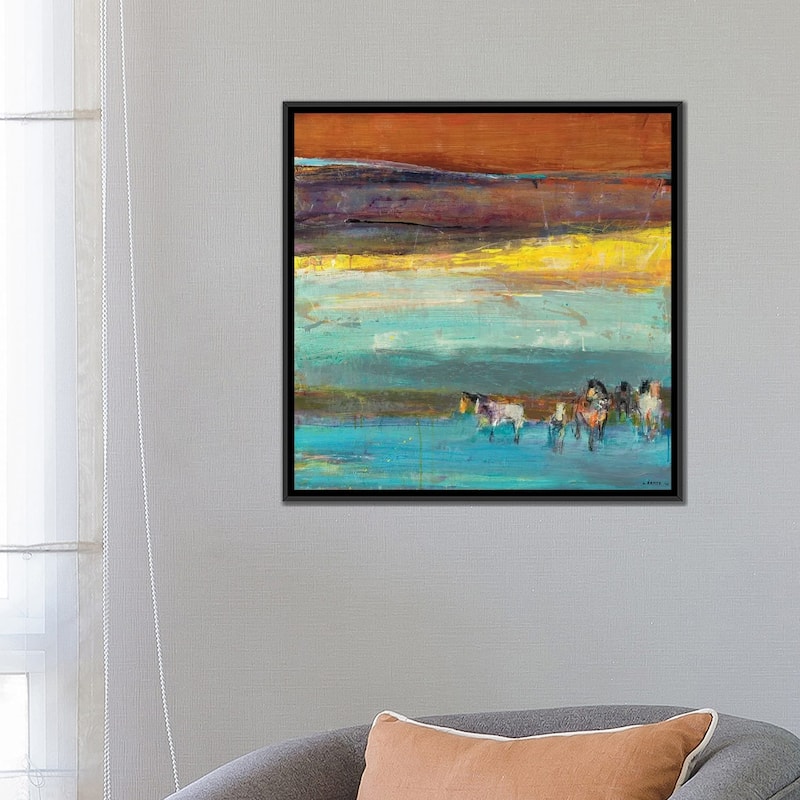 iCanvas "Claire de Lune" by Dominique Samyn Framed Canvas Print