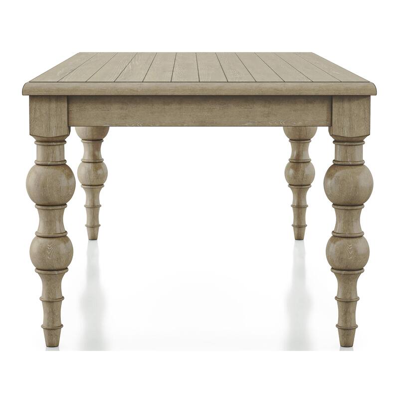 Furniture of America Trenden Modern Farmhouse 5-Piece Solid Wood 78-inch Dining Set