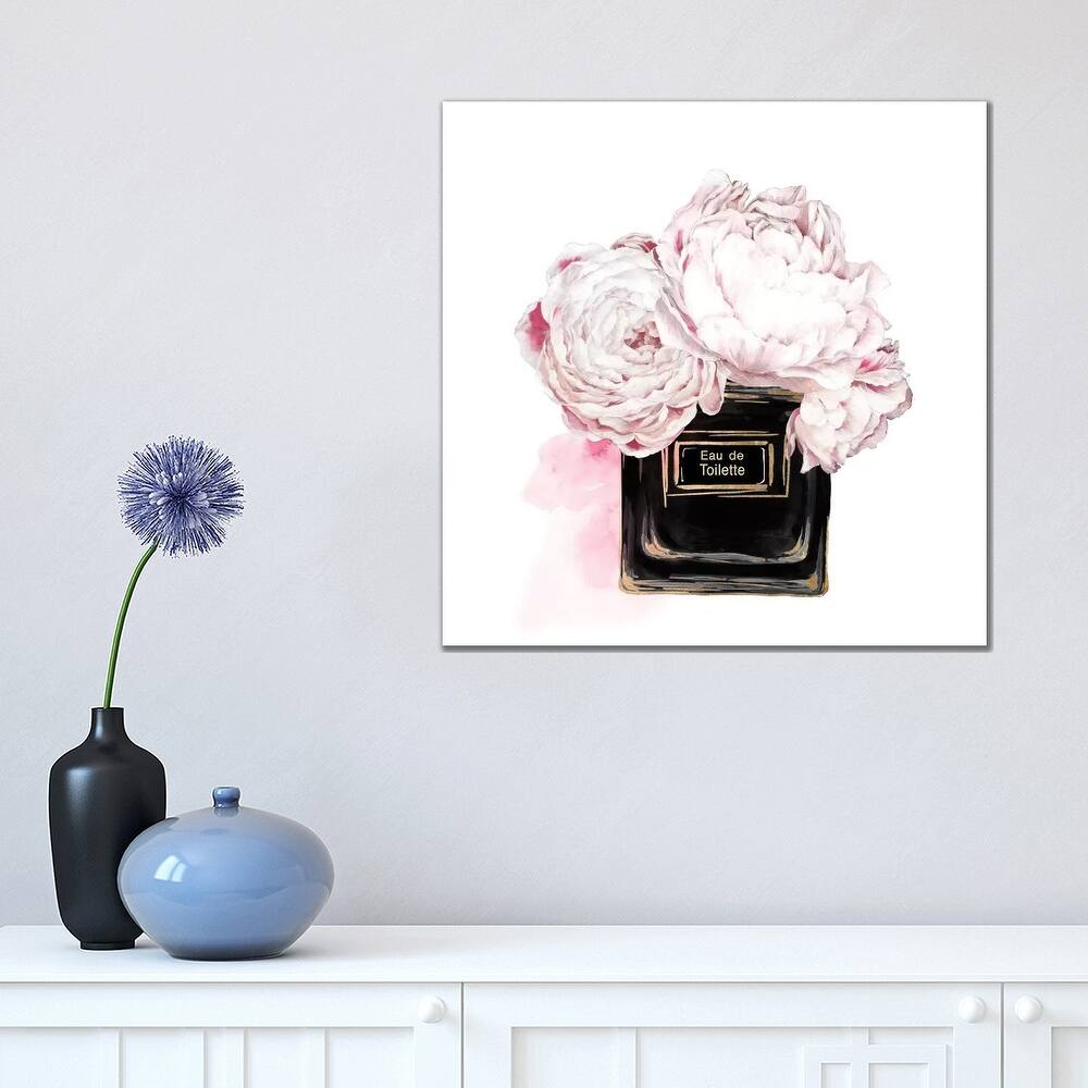 iCanvas "Eau de Toilette Noir " by Eva Watts Canvas Print