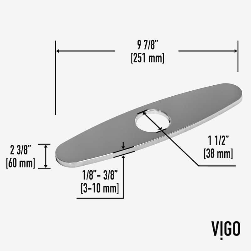 VIGO 10" L Kitchen Deck Plate