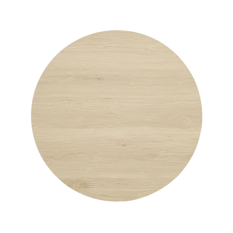 GDF Studio - Modern Metal Base Round Coffee Table Set of 2