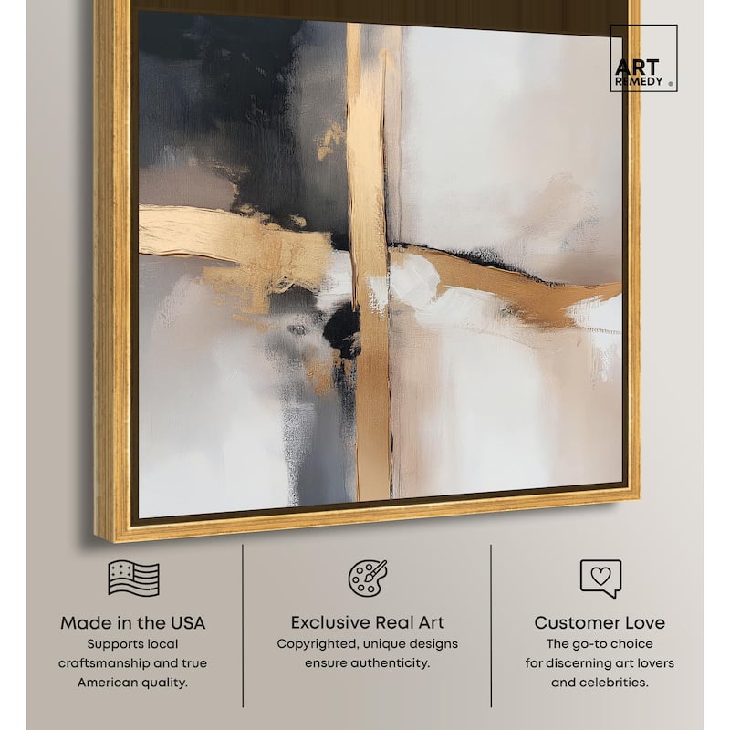 Gilded Rupture I Canvas by Art Remedy