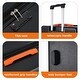 preview thumbnail 29 of 31, Contrast Color 3 Piece Luggage Set Hardside Spinner Suitcase
