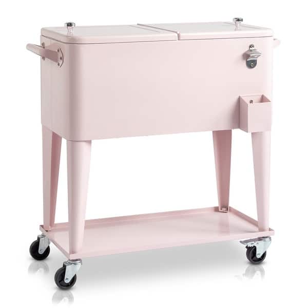 slide 2 of 16, 80QT Iron Spray Cooler with Shelf 80QT - Pink