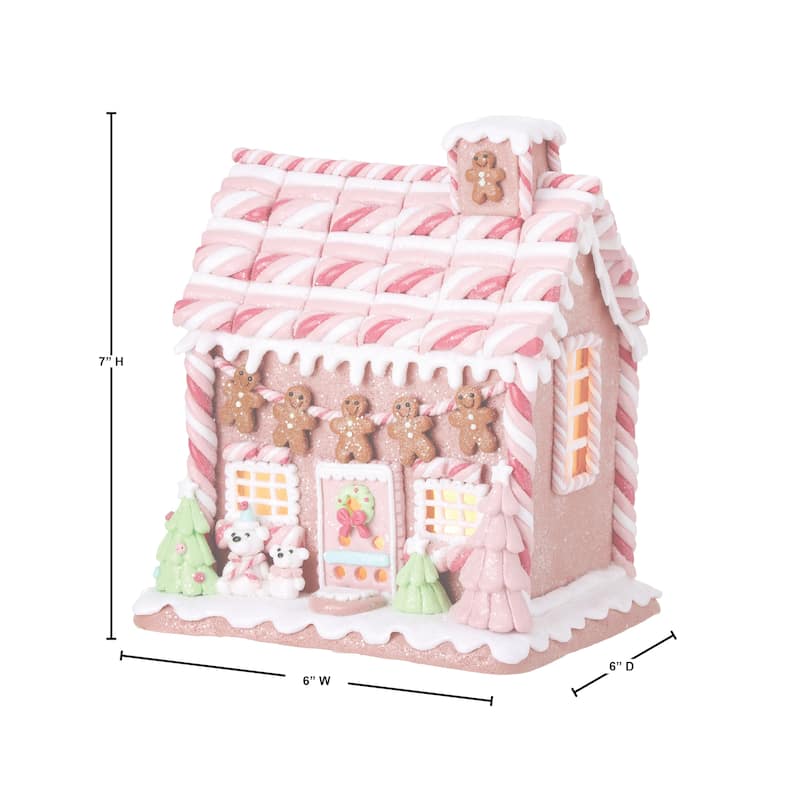 9"Led Marshmallow Treats House