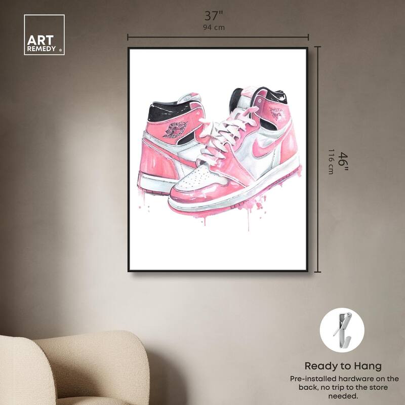 Doll Memories - Walk in Pink Canvas by Art Remedy