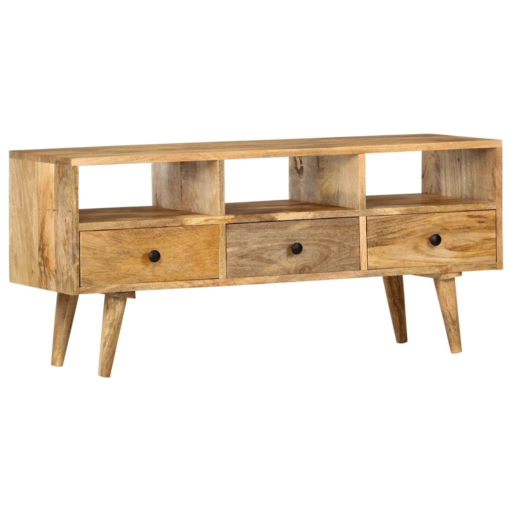 Solid mango wood tv cabinet discount