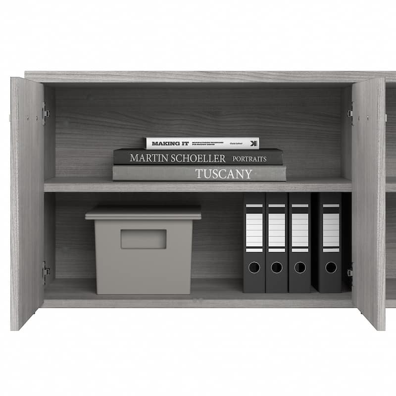 Studio A Low Storage Cabinet with Doors by Bush Business Furniture