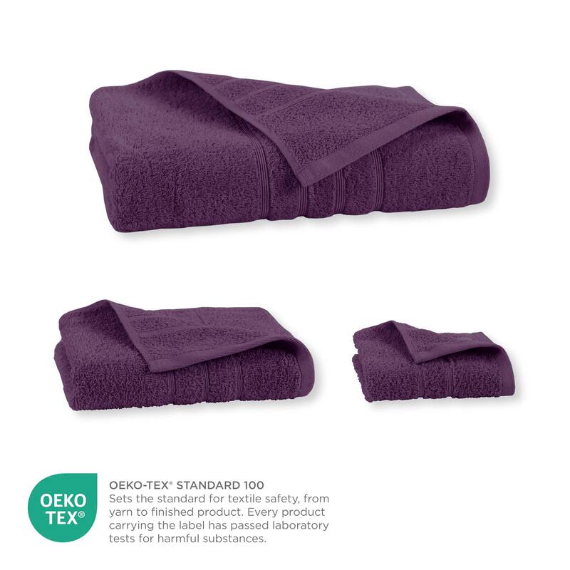 Martex Ultimate Performance Cotton Low-Lint Soft Absorbent Towel Set