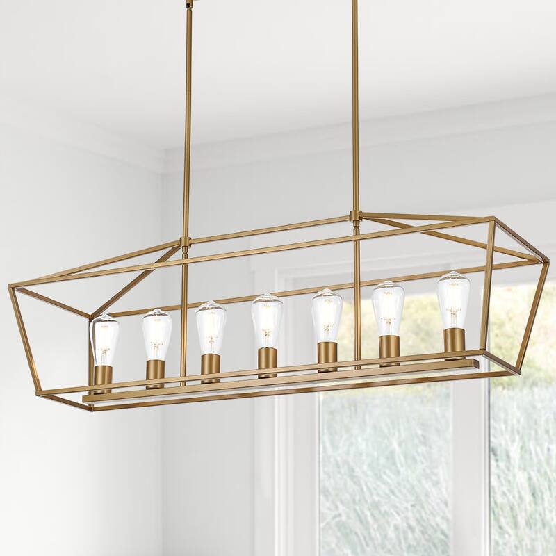 Kitchen Island Lantern Pendant Linear Chandelier