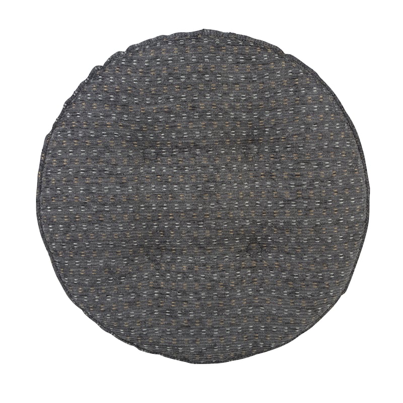 Klear Vu Raindrops Non-Slip Tufted Barstool Pad Cushion Set (Set of 4)