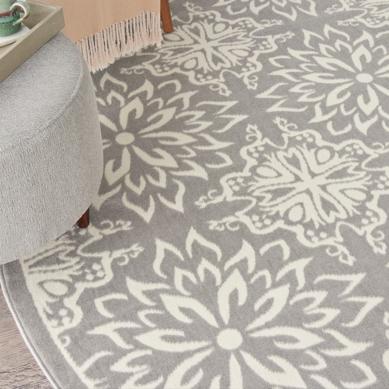 Nourison Jane Floral Medallion Indoor only Area Rug