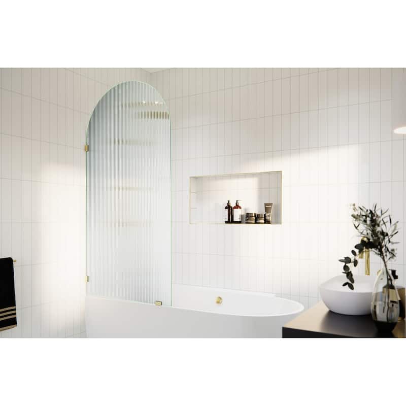 Glass Warehouse B-FL-ARC-34 Maven 66-3/4" High x 34" Wide Shower
