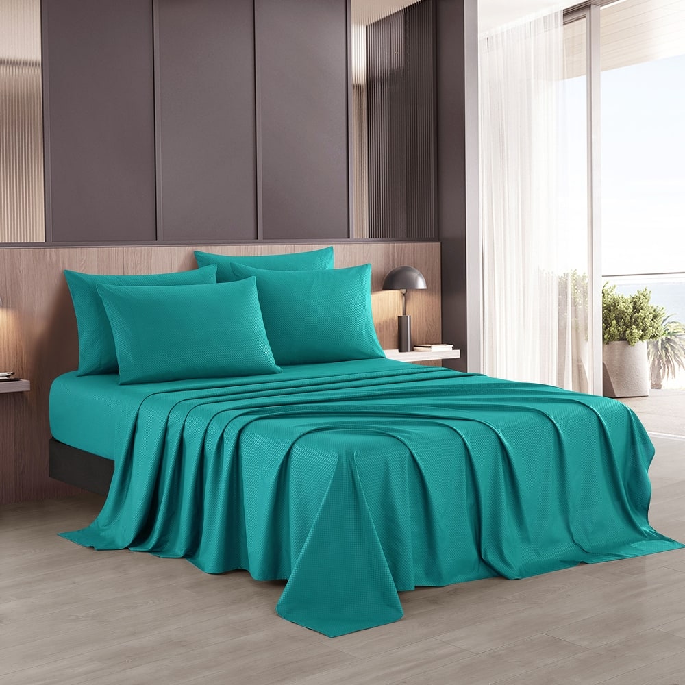 Nanshing Luxury Embossed 6-Piece Ultra Soft Sheet Set