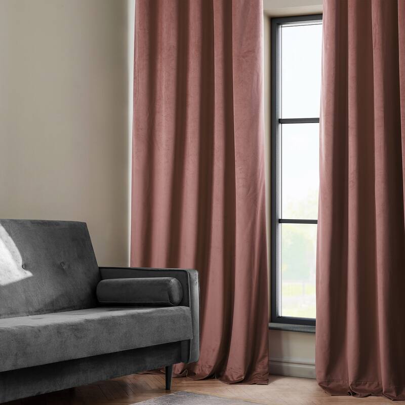 Exclusive Fabrics Heritage Plush Velvet Curtain (1 Panel)