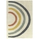 preview thumbnail 9 of 10, Mod-Tod Anna Rainbow Kids Shag Area Rug