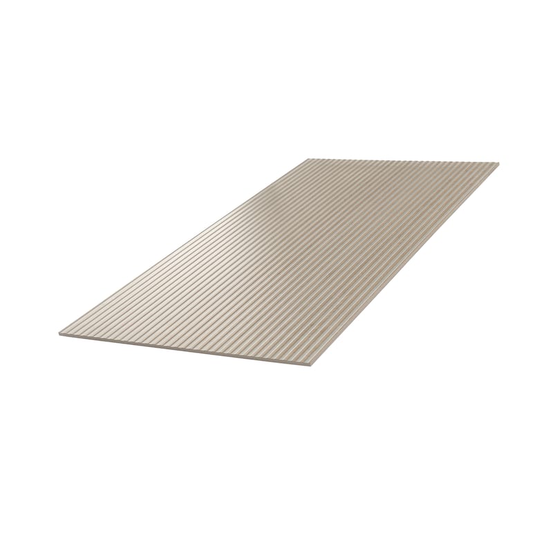 Bois 24x48 Gray Wood Ceramic Large Format Fluted Wall Tile (15.5 sq ft/case) - 2 Pack