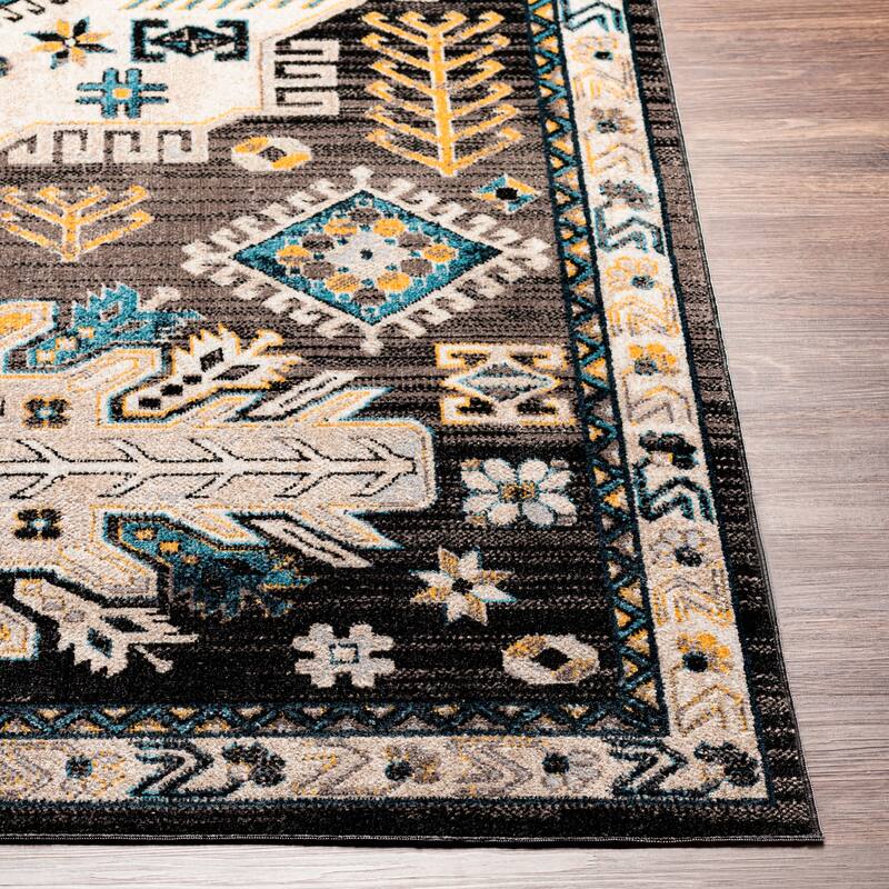 Livabliss Pamna Machine Washable Updated Traditional Area Rug