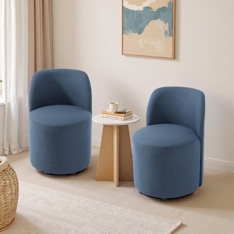 Lumibee 21" W Upholstered Side Dining Chair Set of 2