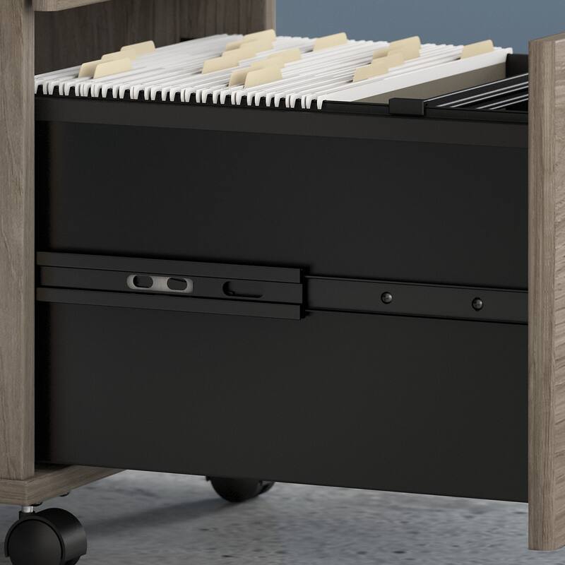 Hybrid 2 Drawer Mobile File Cabinet by Bush Business Furniture