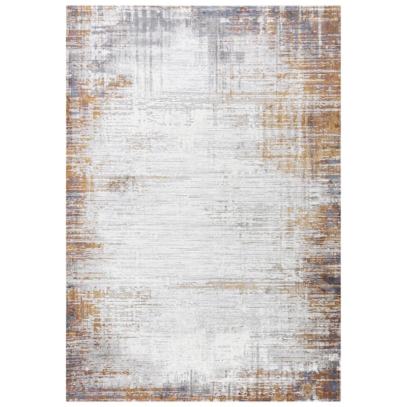 Alora Decor Opal Ivory and White Multi-colored Abstract Rug