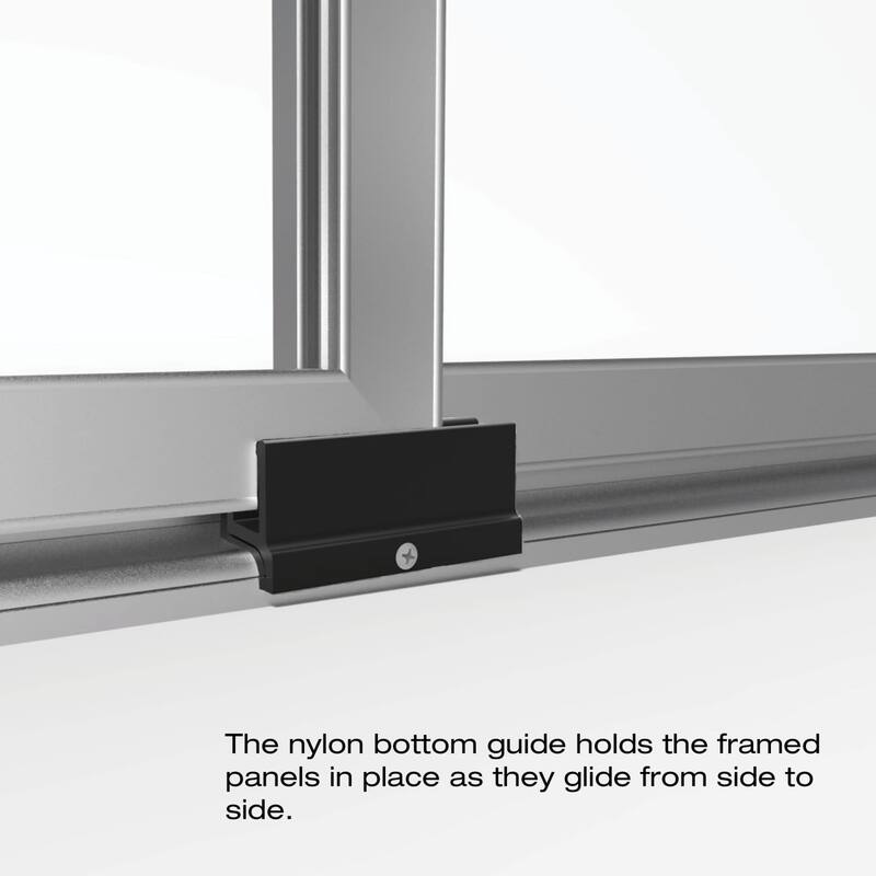 Basco Basco Deluxe 64.5" High x 56" Wide Bypass Framed Shower Door