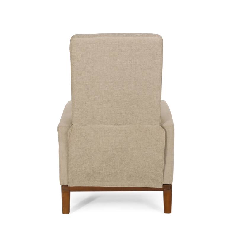 Living Room Lounge Chair, 27'' Wide Upholstered Recliner Sofa Chair with Retractable Footrest Modern Club Chair with Wood Frame