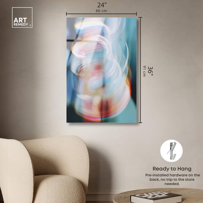 Swirling Light II Acrylic by Art Remedy, Ready to Hang