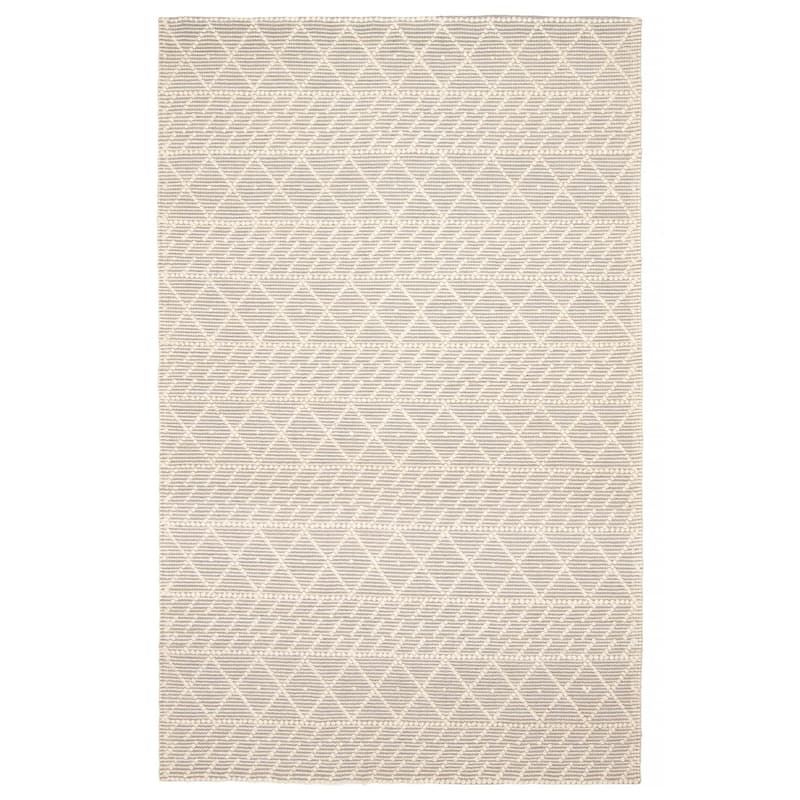 ECARPETGALLERY Braid weave Sienna Grey Wool Rug - 5'0 x 8'0 - Grey - 5'0 x 8'0