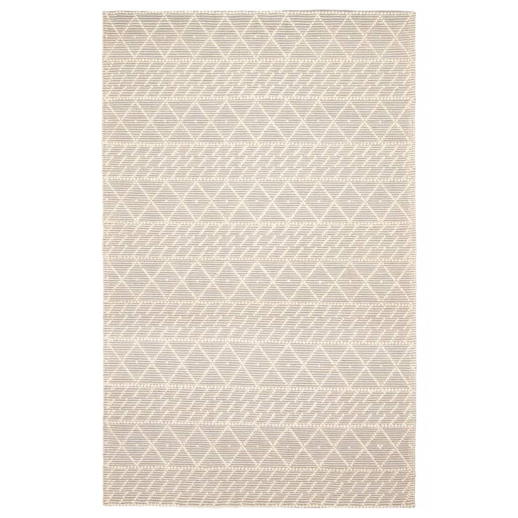 ECARPETGALLERY Braid weave Sienna Grey Wool Rug - 5'0 x 8'0
