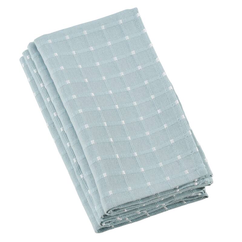 Stitched Line Design Cotton Blend Napkins (Set of 4)