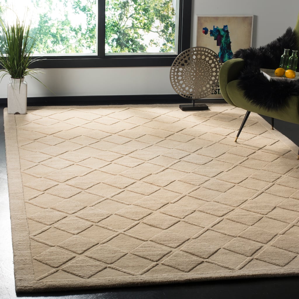 SAFAVIEH Handmade Impressions Shaylee Modern Wool Rug