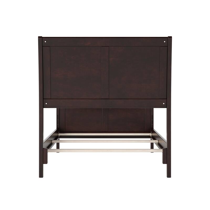 Portland Twin XL Traditional Bed with Matching Foot Board in Espresso