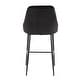 preview thumbnail 43 of 62, Silver Orchid Naldi Contemporary Black Counter Stool (Set of 2) - N/A