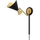 preview thumbnail 5 of 7, Arden 1-Light Matte Black Wall Sconce