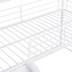 preview thumbnail 5 of 7, Multi-functional Twin Size Metal Bunk Bed with Ladders and Slide, Divided into Platform and Loft Bed
