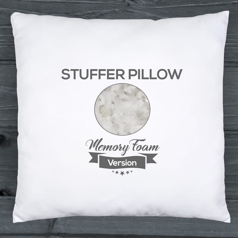 18x18 2-tone Fabulous Fake Fur Throw Pillow Grey Arctic Wolf, 1 PCS