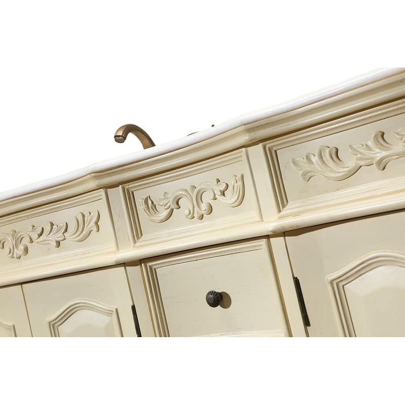 60" Double Bathroom Vanity Sink