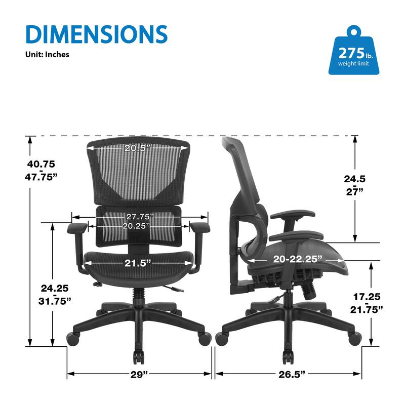 Big & Tall Vertical Managers Chair