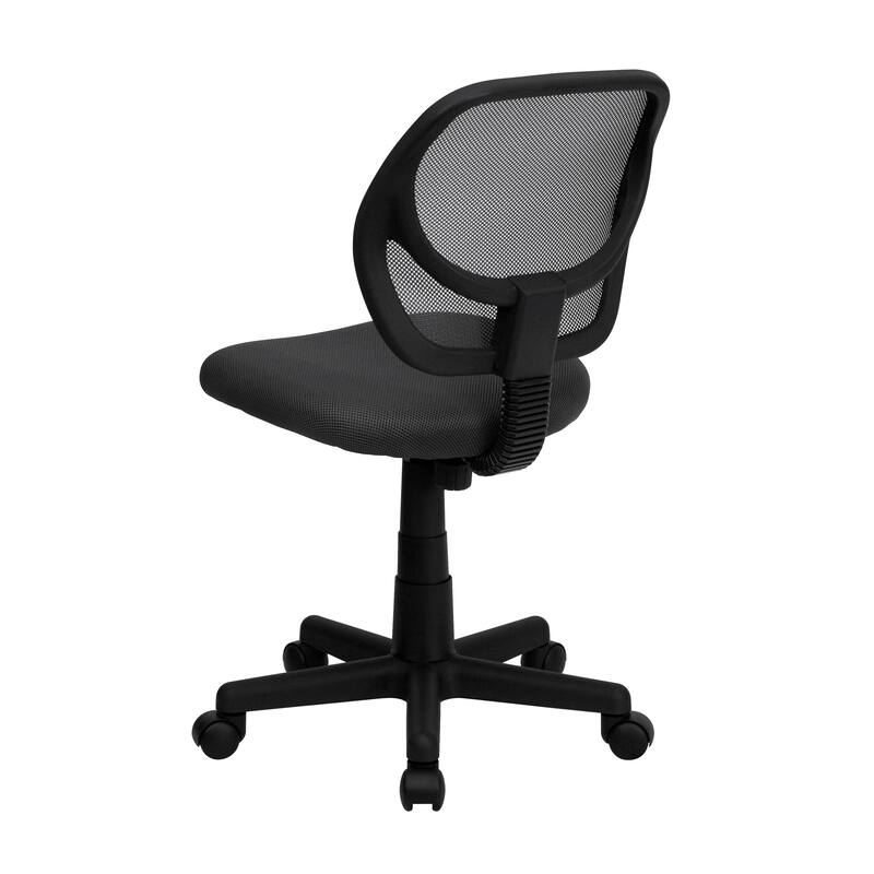 Low Curved Back Mesh Swivel Task Office Chair