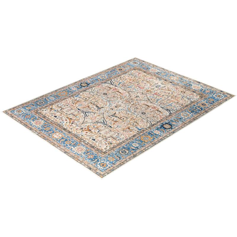 Serapi One-of-a-Kind Hand-Knotted Area Rug - Ivory - 9' 0" x 11' 11"