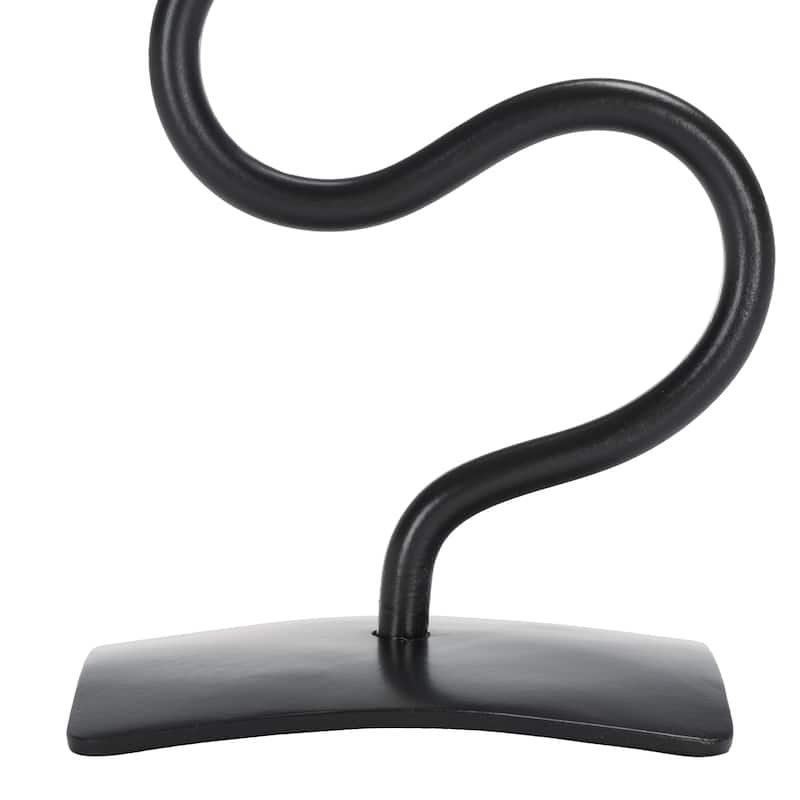 SAFAVIEH Home Nisi Black Metal Tube Dual Use Candlestick Set of 2