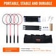 preview thumbnail 14 of 12, VEVOR Badminton Net Set, Outdoor Backyard Beach Park Badminton Net, Portable Badminton Equipment Set, Adults Kids Badminton Net