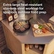 preview thumbnail 42 of 93, 100% Solid Wood Outdoor Kitchen Cabinet Set, Modular Patio BBQ Island Sideboard Buffet Pantry