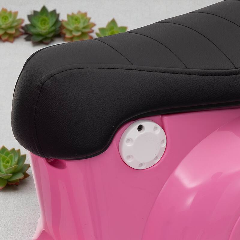 24V Electric Scooter for Kids, 250W Motor, 12" Air-Filled Tires, Hand Accelerator, MP3 Player, High/Low Speed, Age 8+