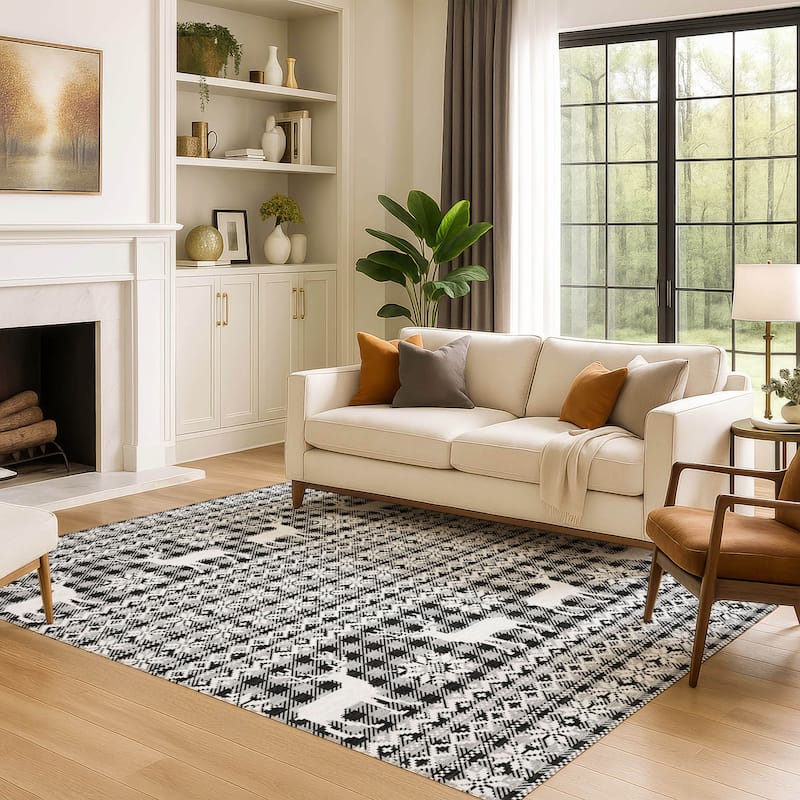 Premium Washable Super Soft Christmas Reindeer Mayfield Rug