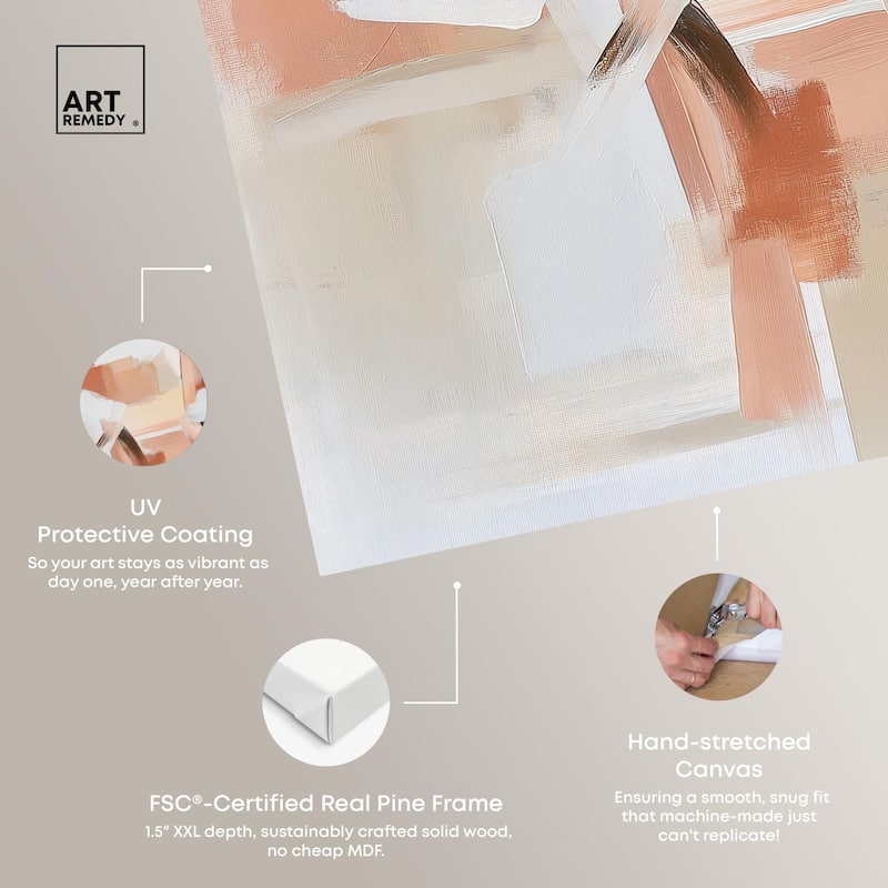 Rose and Rust II Canvas by Art Remedy, Gallery Wrapped